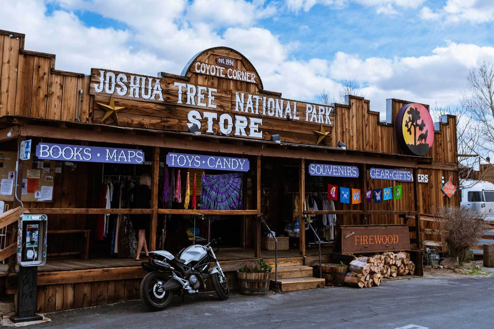 Coyote Corner store at Joshua Tree