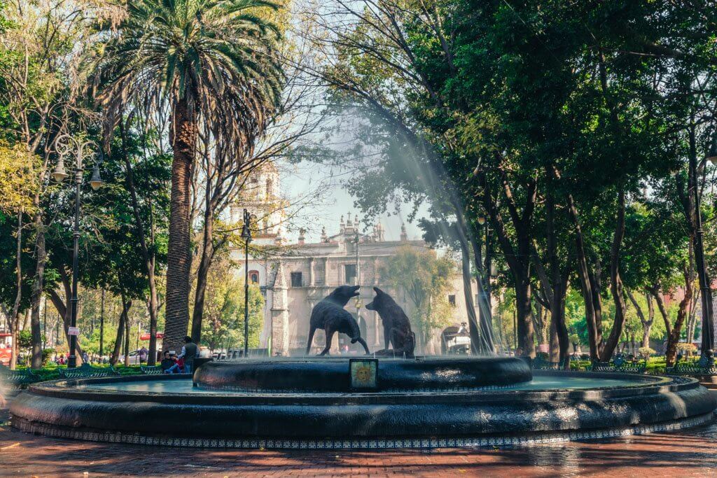 Most iconic spot in Centro de Coyoacan Mexico City