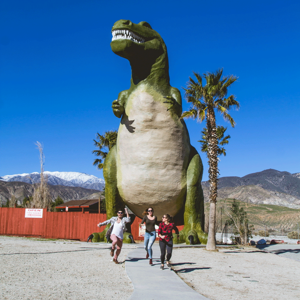 Cabazon Dinosaurs things to do in palm springs