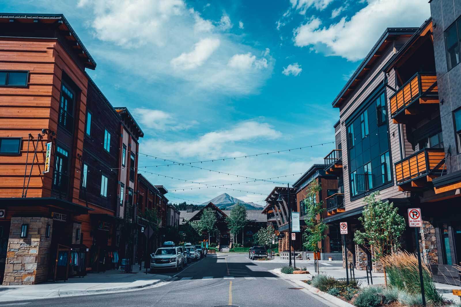 Downtown Big Sky in Montana