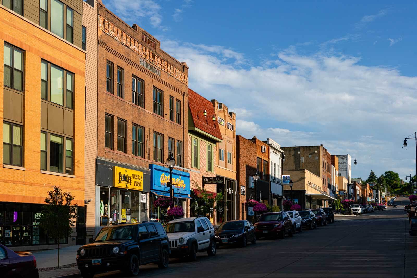 Downtown Minot North Dakota