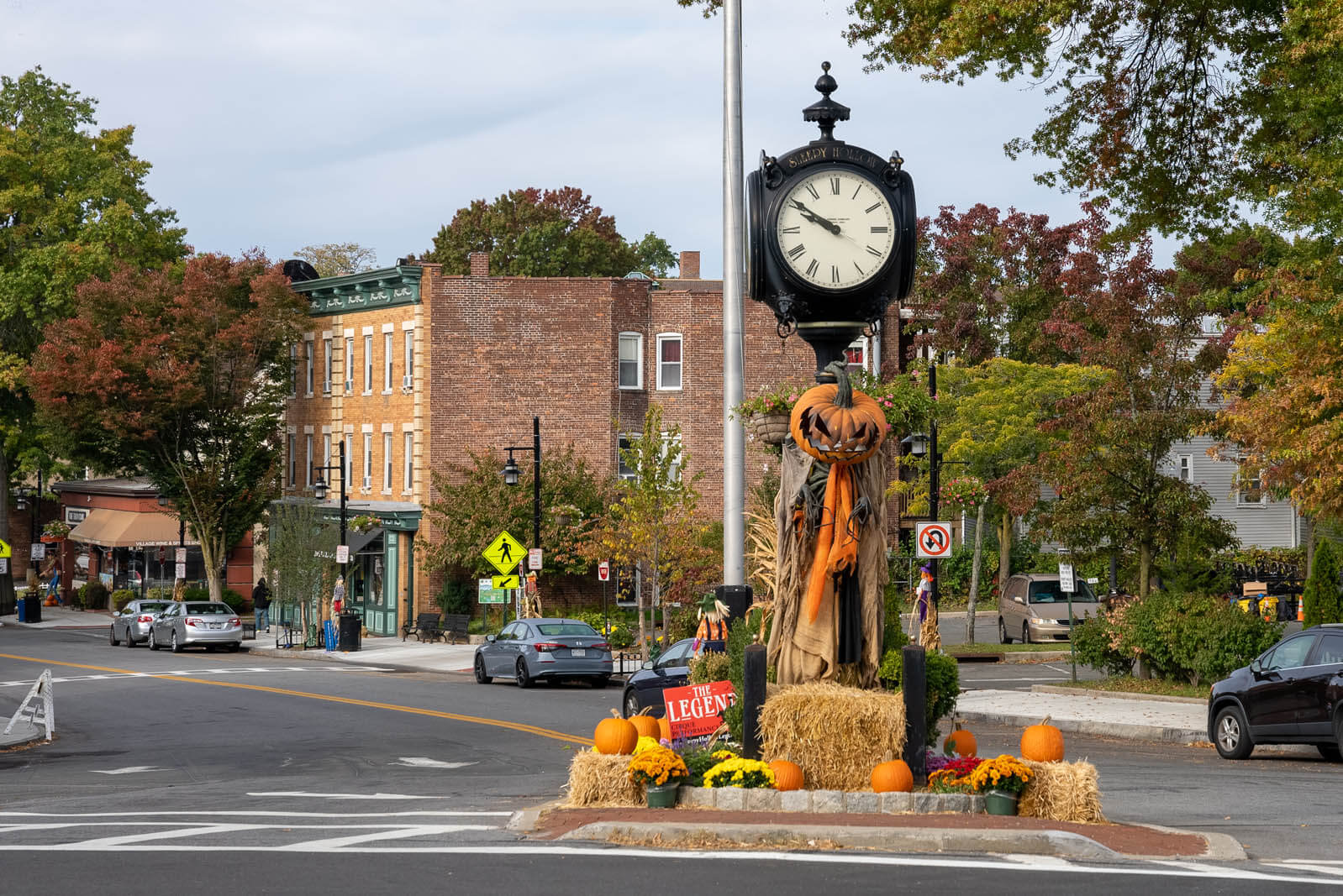 Downtown Sleepy Hollow New York on Beekman Avenue in Westchester County