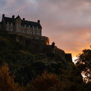 Edinburgh Castle in Scotland