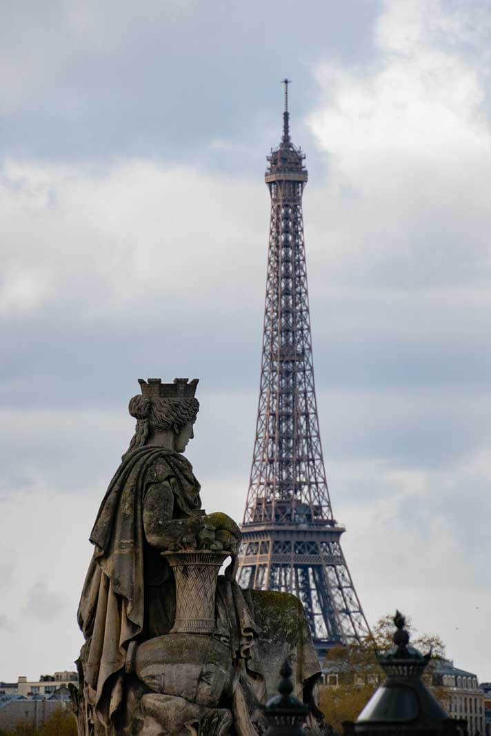 Eiffel Tower view in Paris