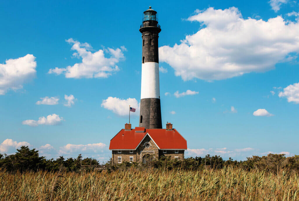 Fire-Island-Lighthouse-on-Long-Island-in-New-York