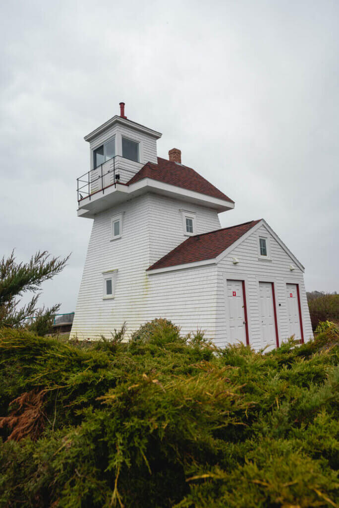Fort Point Lighthouse in Liverpool Nova Scotia
