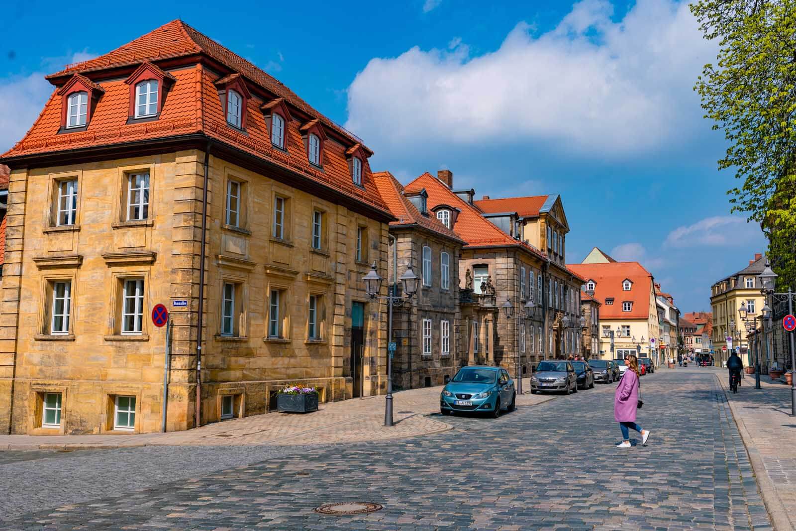 Friedrich Street in Bayreuth Germany