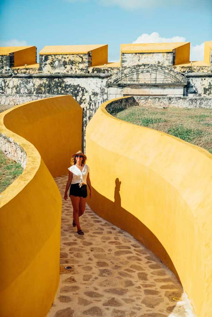 Fuerte San Jose entrance in Campeche