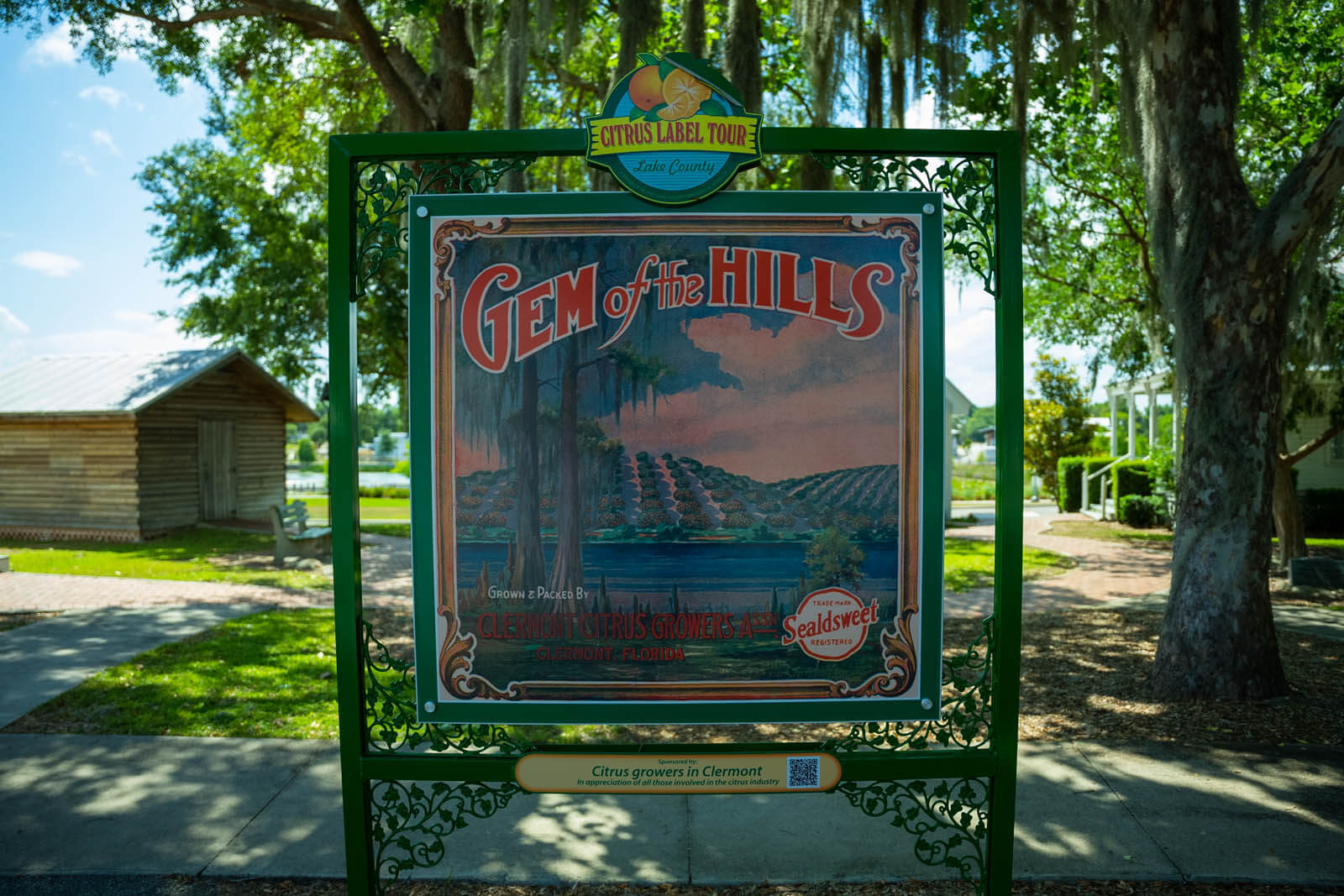 Gem of the Hills Citrus Label in Clermont in Lake County Florida