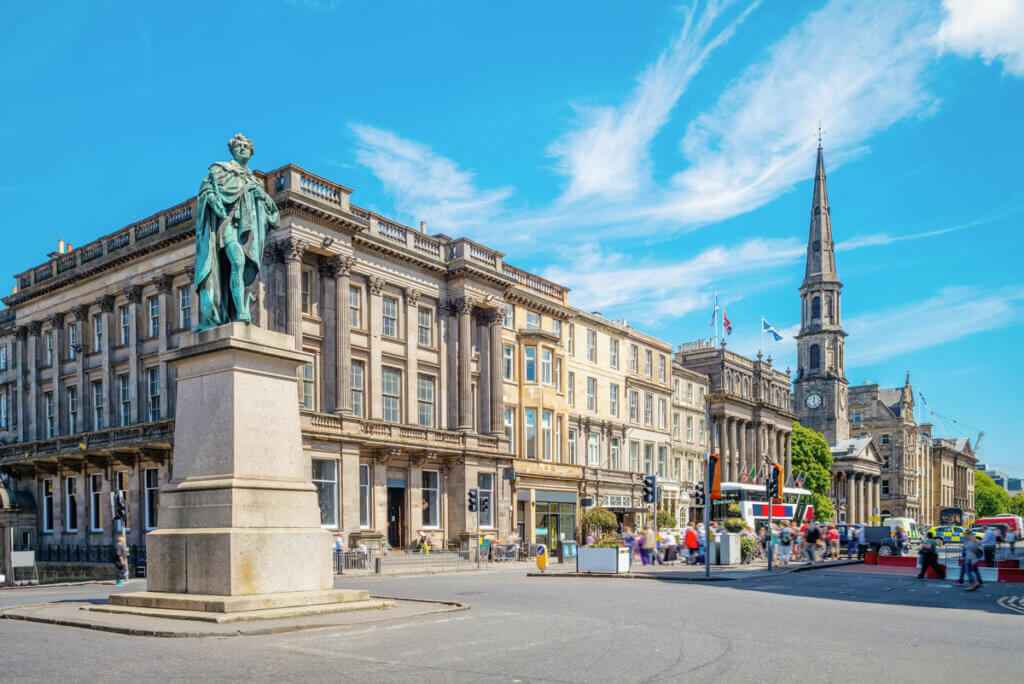 George-Street-in-Edinburgh-Scotland