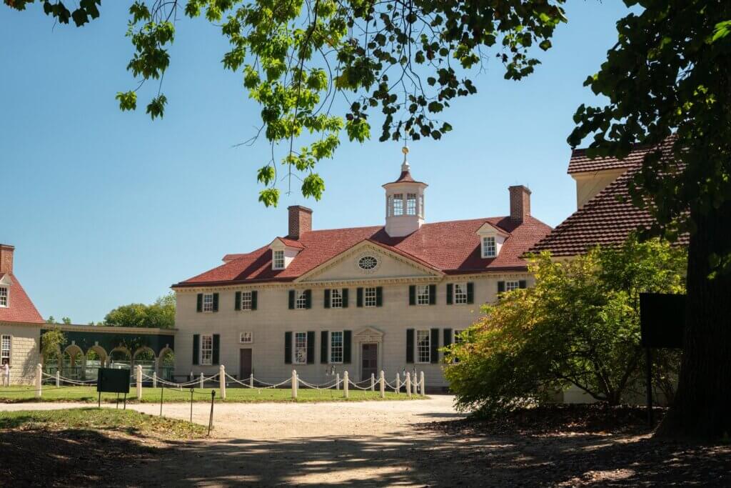 George Washington's Mount Vernon in Fairfax County Virginia