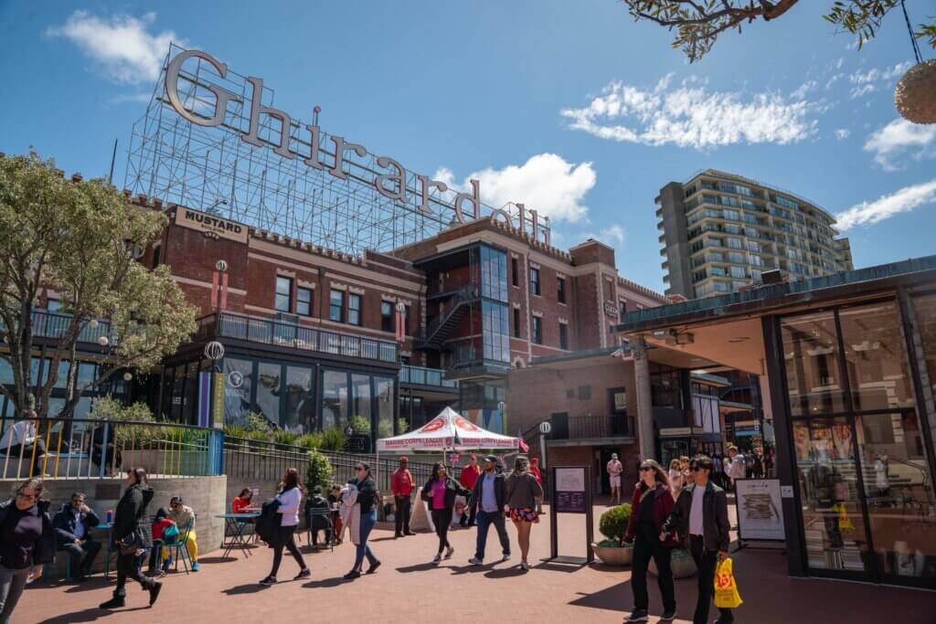 Ghirardelli Square in San Francisco California