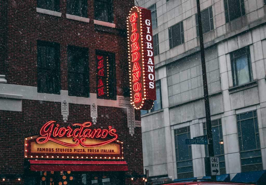 Deep Dish Pizza in Chicago