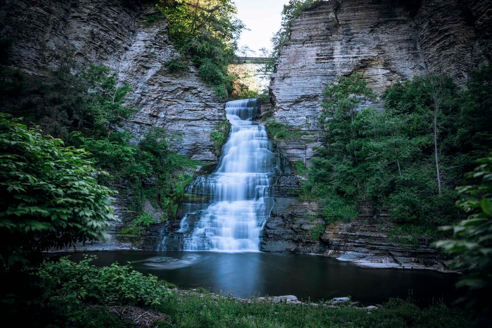 Glenora Falls in Finger Lakes