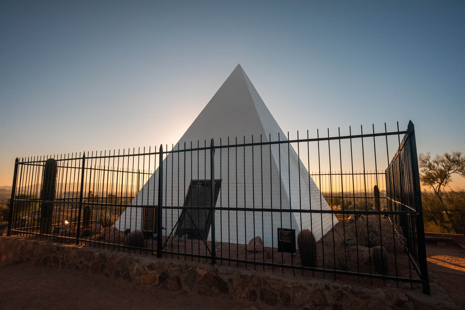 Governor Hunts Tomb and Memorial in Papago Park in Tempe and Phoenix Arizona