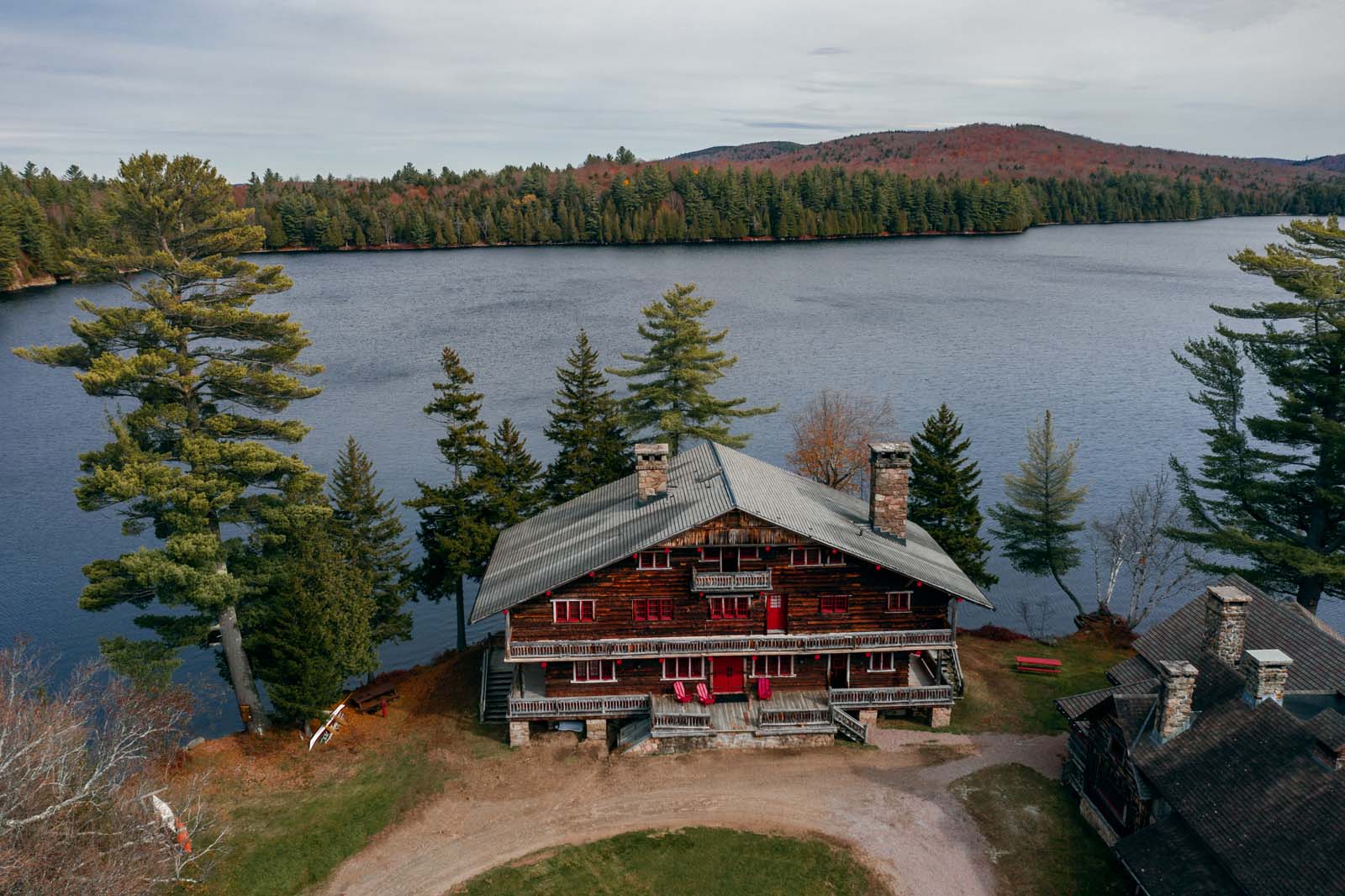 Great Camp Sagamore in the Adirondacks mountain region in Upstate New York