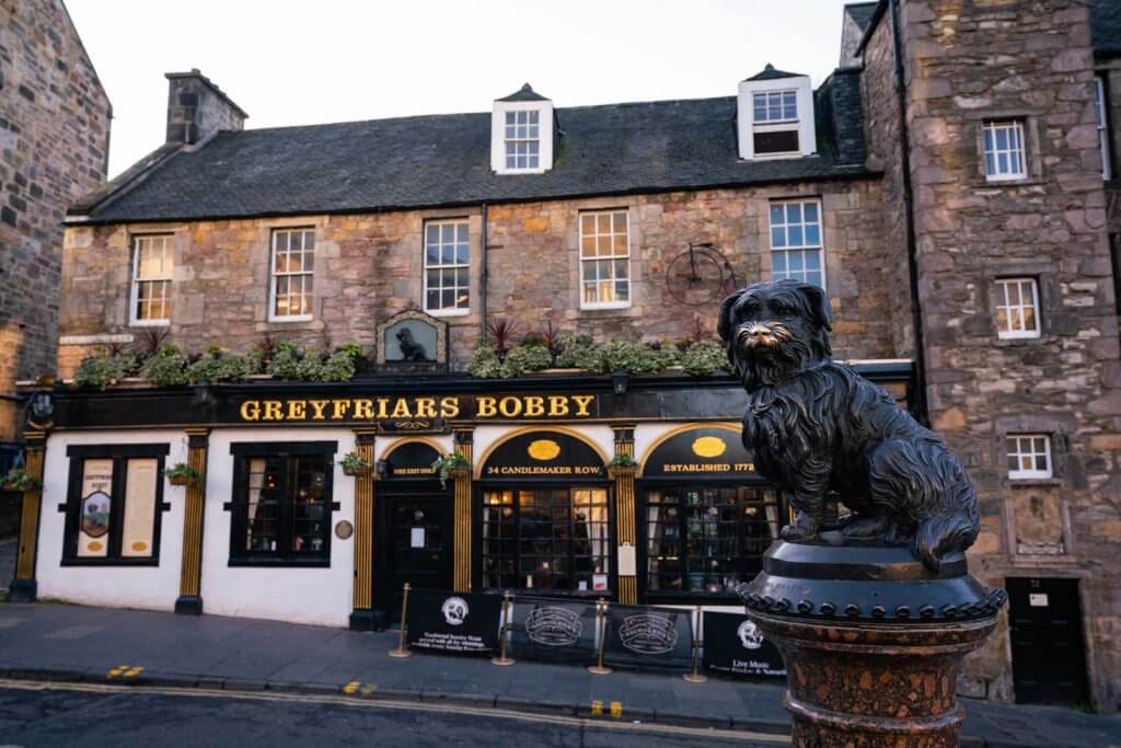 Greyfriars Bobby pub in Edinburgh