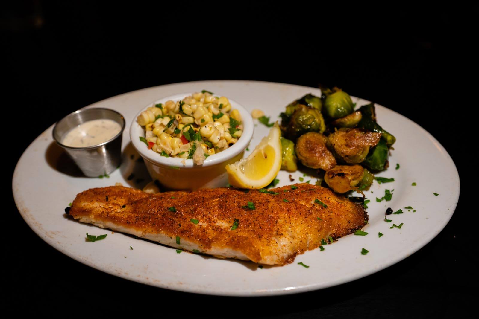 Grilled fish at Lure Restaurant in Camarillo