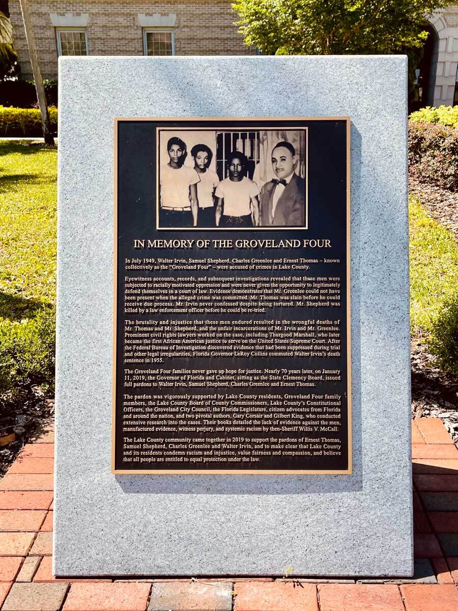 Groveland-Four-Memorial-in-Tavares-in-Lake-County-Florida