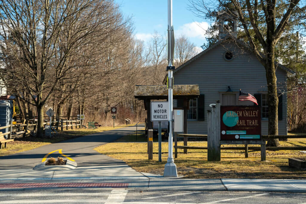 Harlem Valley Rail Trail in Millerton New York