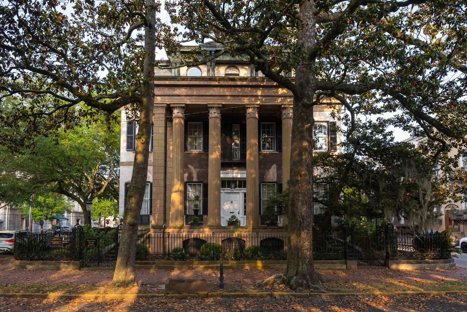 Harper Fowlkes House on Orleans Square in Savannah Ga
