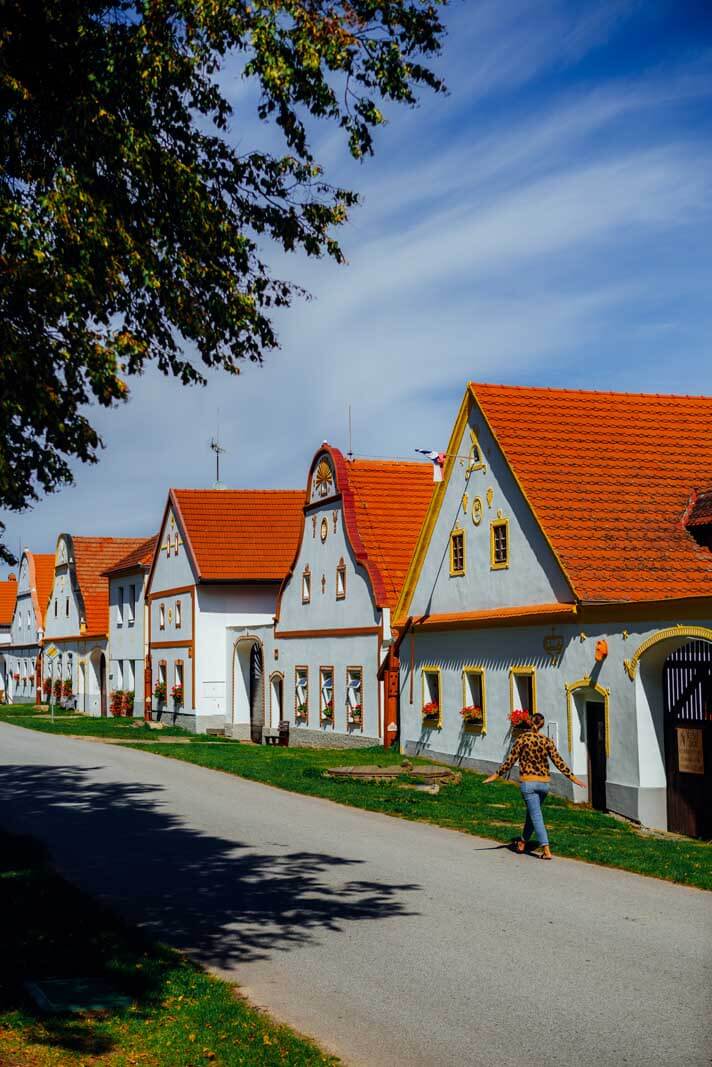 Holasovice UNESCO site in South Bohemia