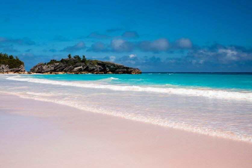 Horseshoe Bay Beach the most famous pink sand beach in Bermuda