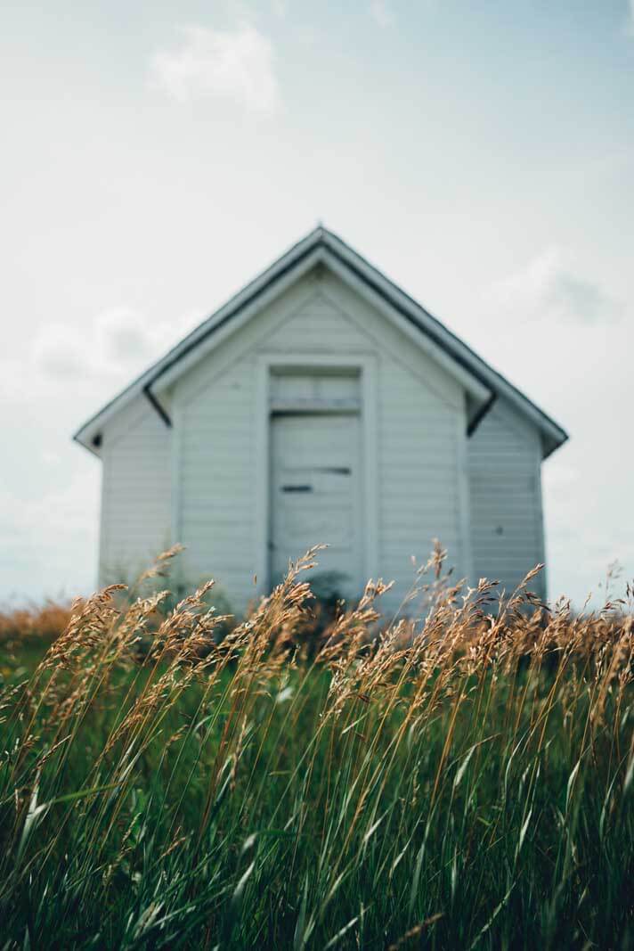 little house on the prairie of North Dakota