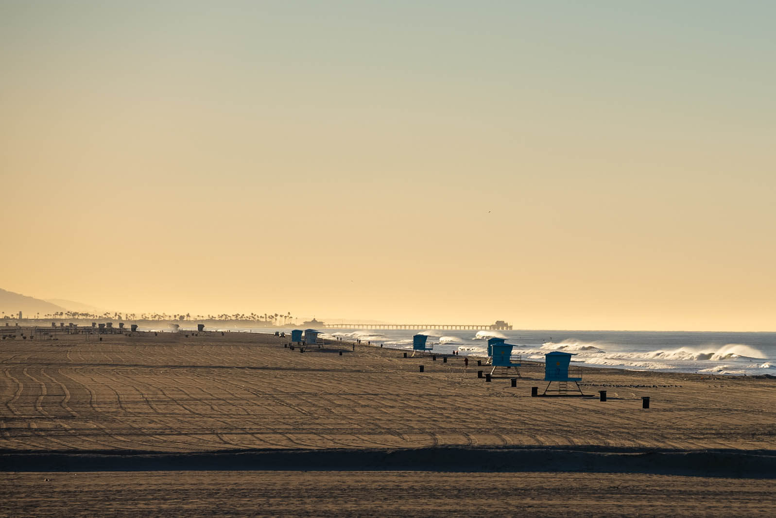 Huntington City Beach in Huntington Beach California