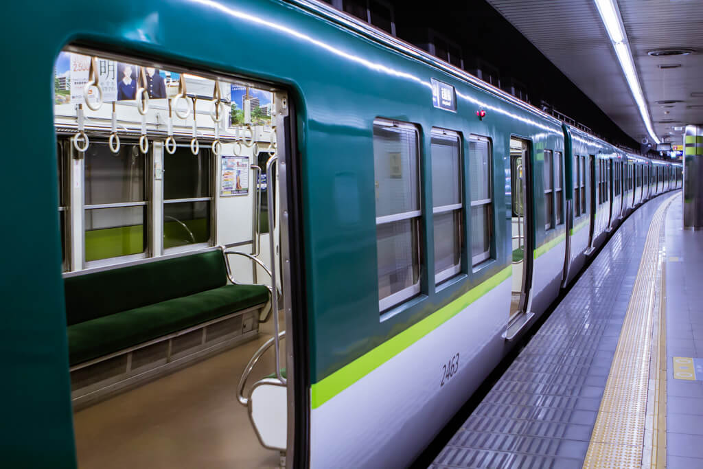 Subway ride to Fushimi Inari