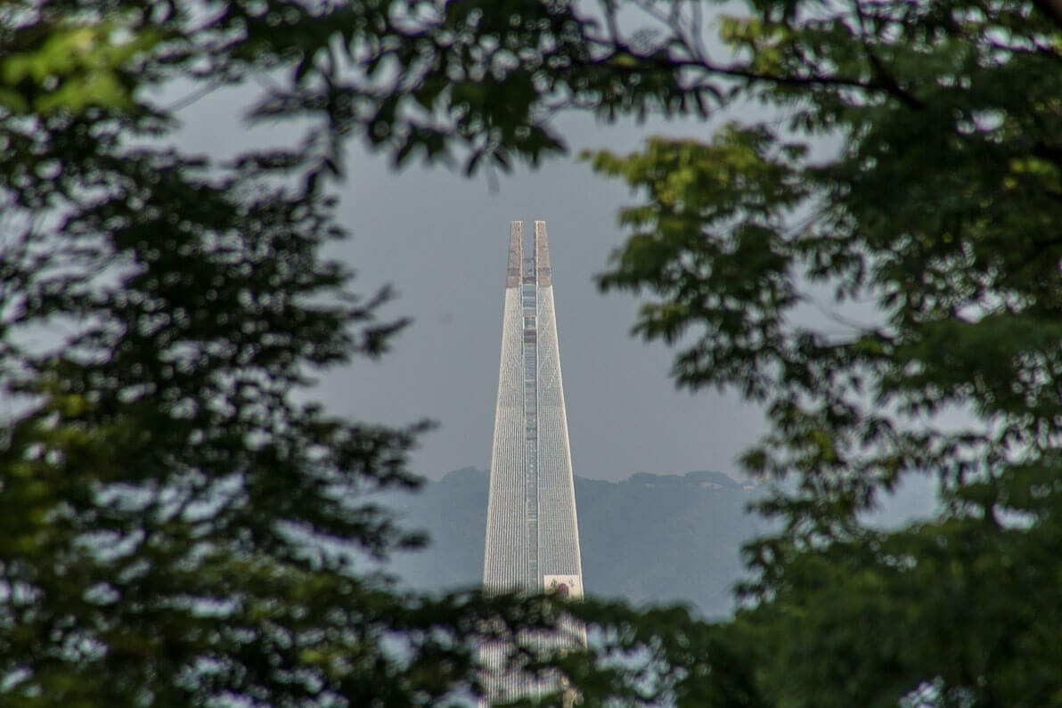 Lotte Tower from namsan tower