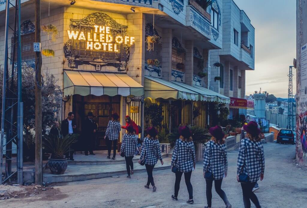 Walled Off Hotel in West Bank