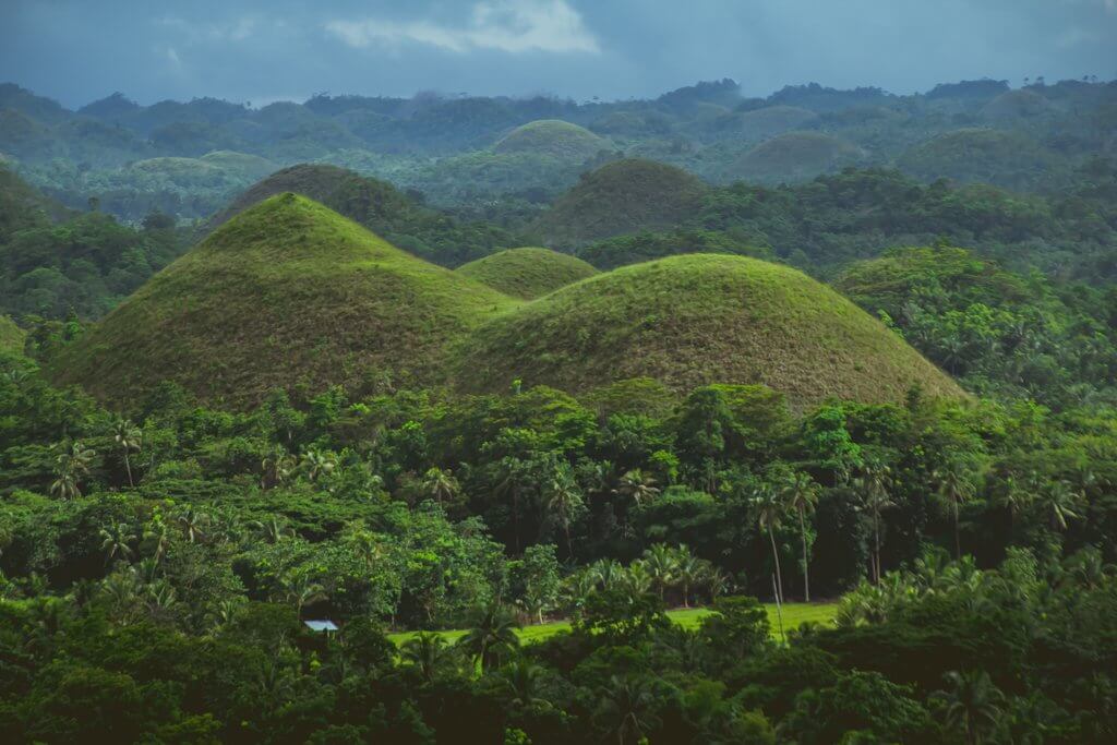 Chocolate Mountains in Bohol Philippines