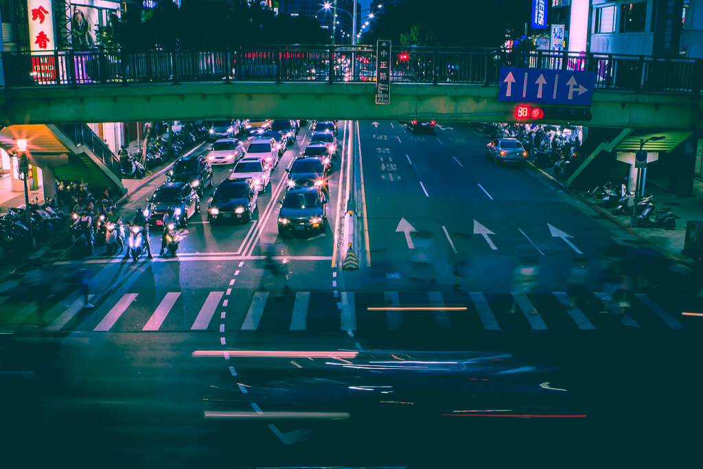 Taipei at night