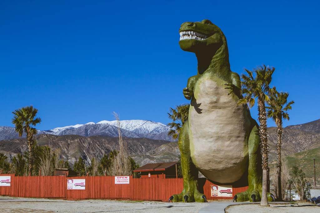 Dinosaur on the way to Palm Springs