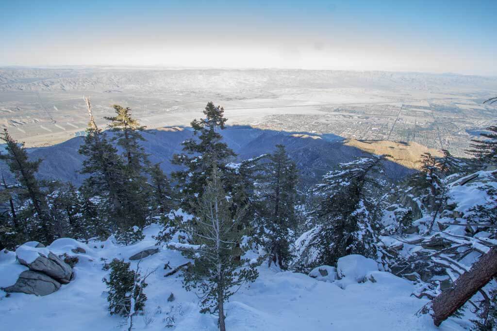 View from Palm Springs Cable Car