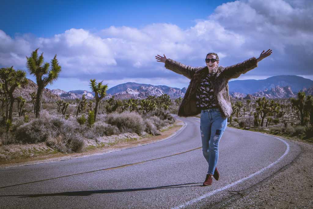 Joshua Tree with Girl