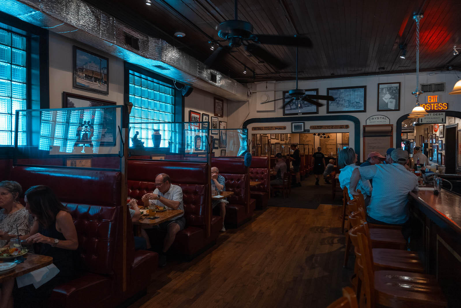 Inside Crystal Beer Parlor in Savannah Georgia