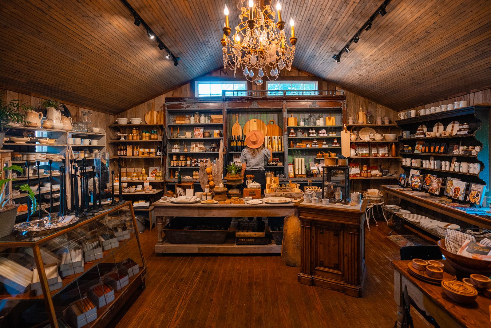 Interior of Serenite Maison on Leipers Fork Tennessee