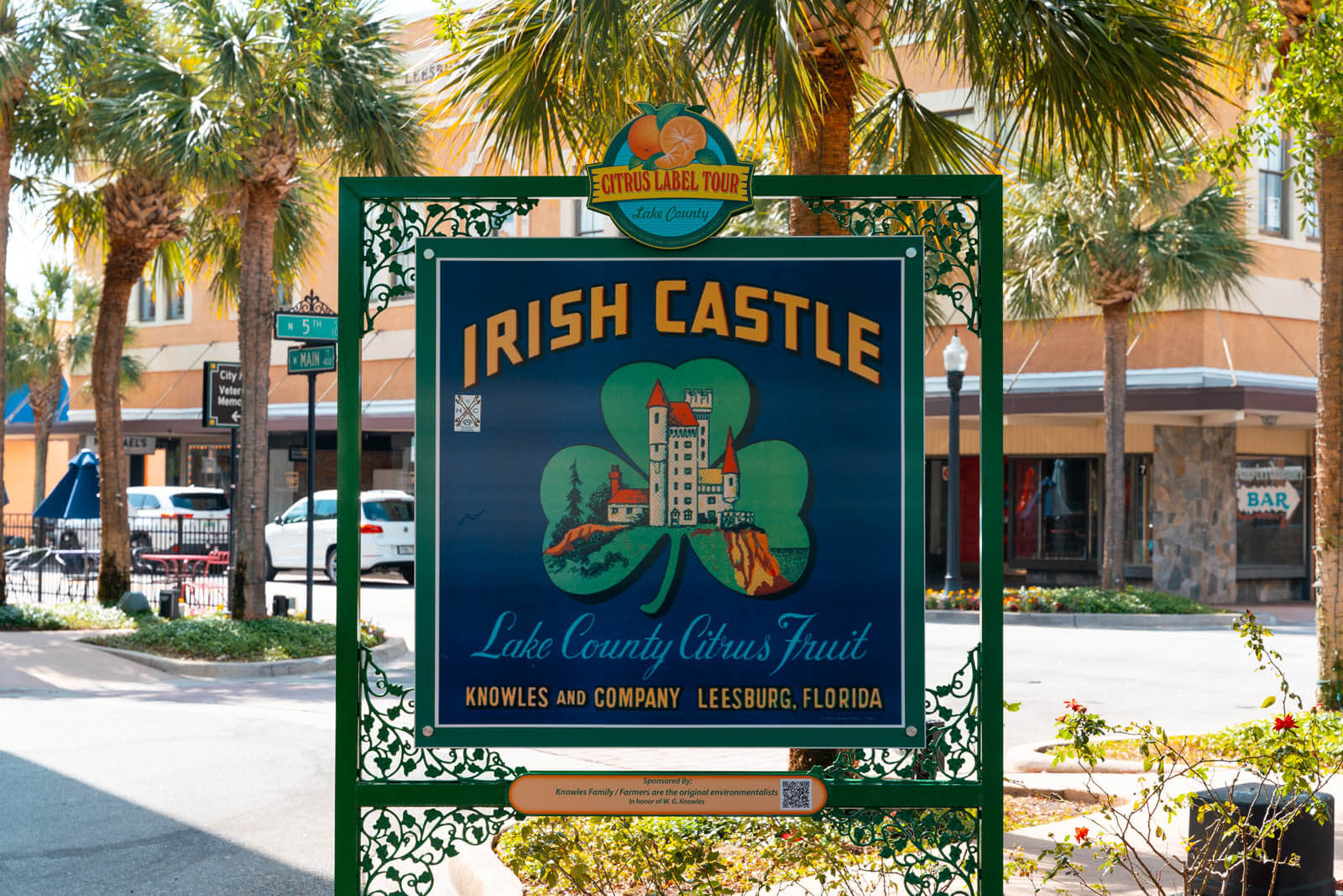 Irish Castle Citrus Label in Leesburg Florida