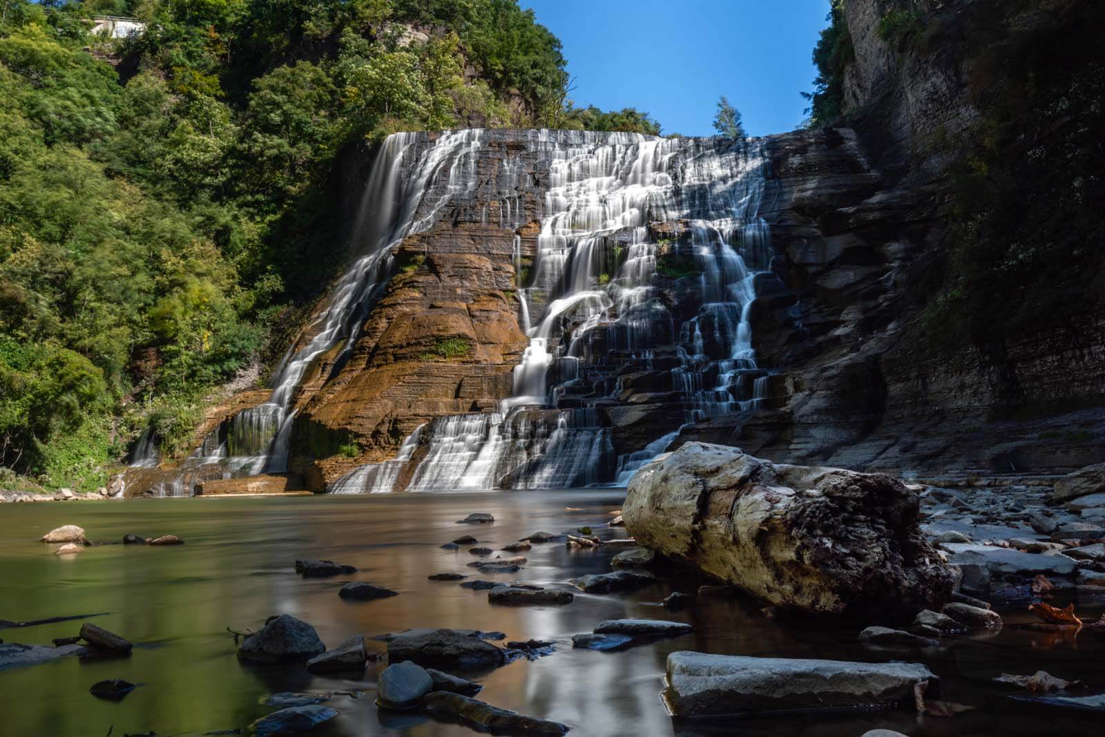 Ithaca Falls in downtown Ithaca NY