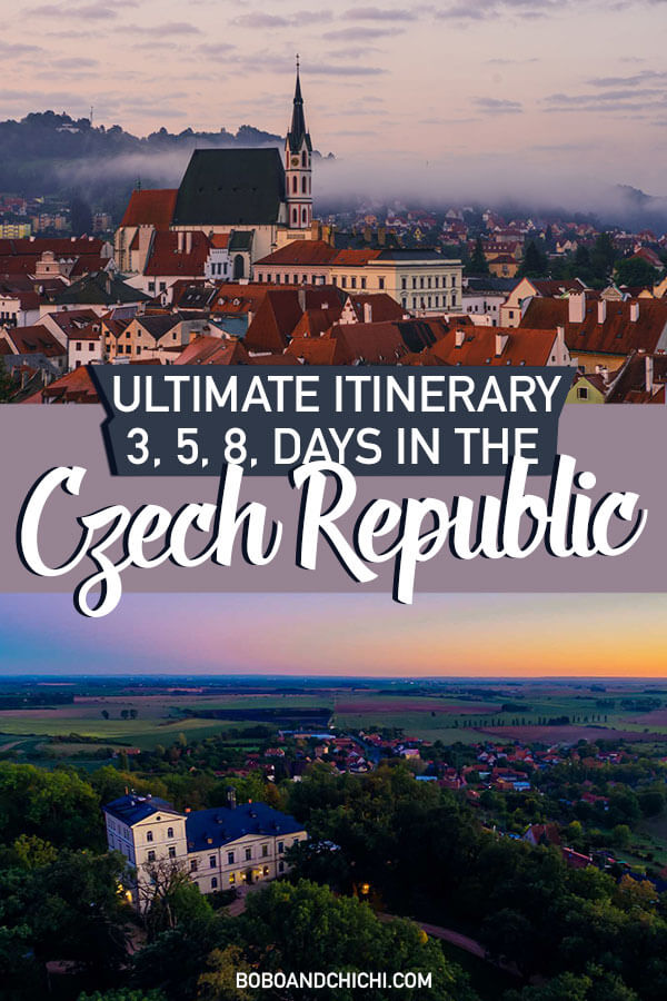 Itinerary for the Czech Republic