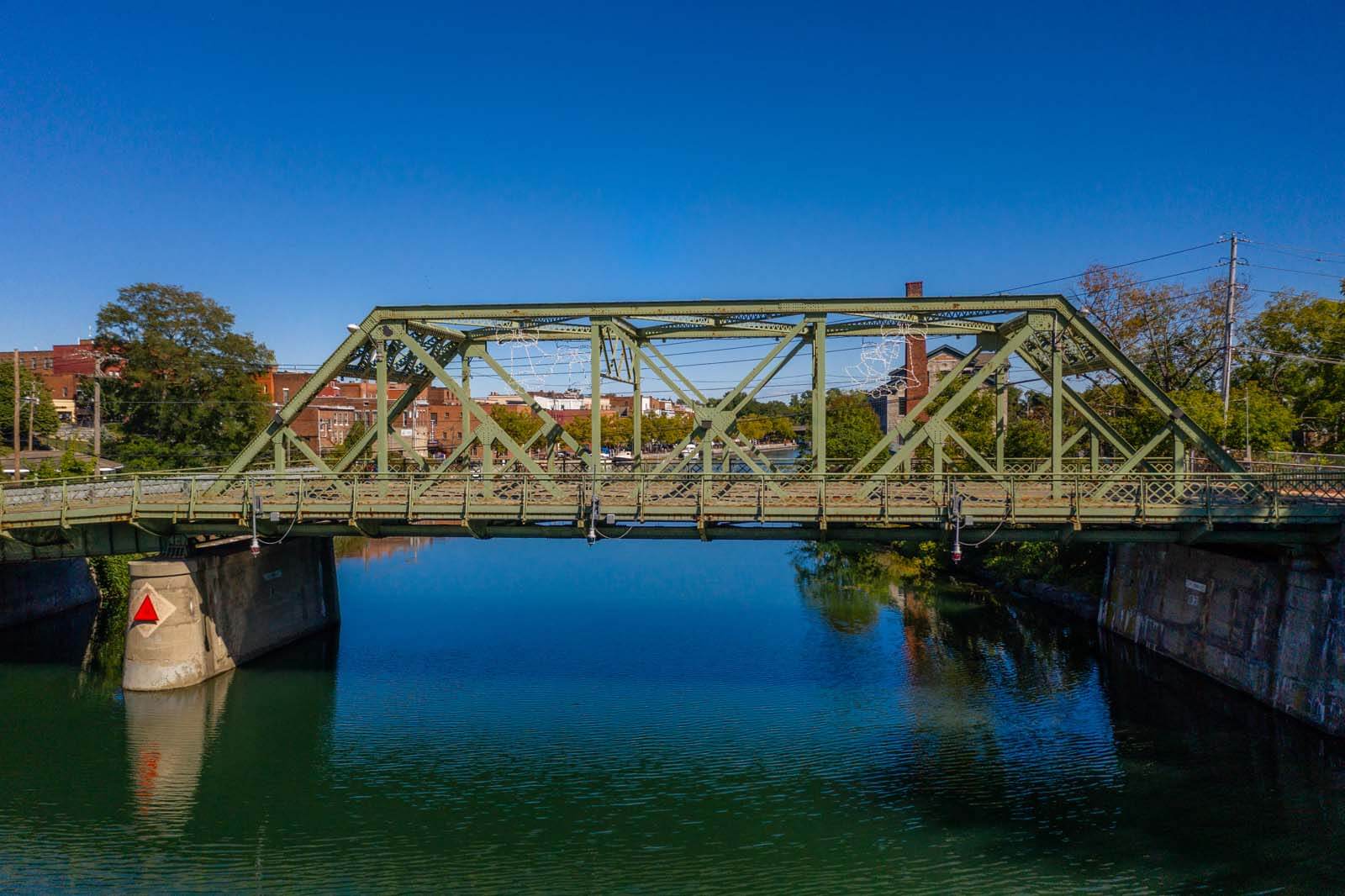 Its a wonderful life bridge in seneca falls in the finger lakes new york