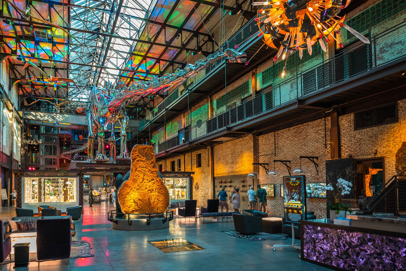 JW Marriot Savannah Plant Riverside District Hotel Lobby and Natural History Museum