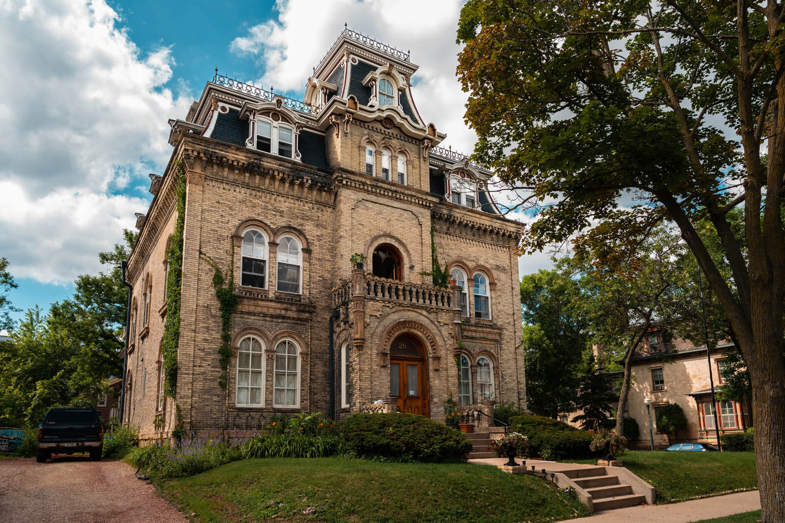 Keenan House in the Mansion Hill Historic District in Madison Wisconsin