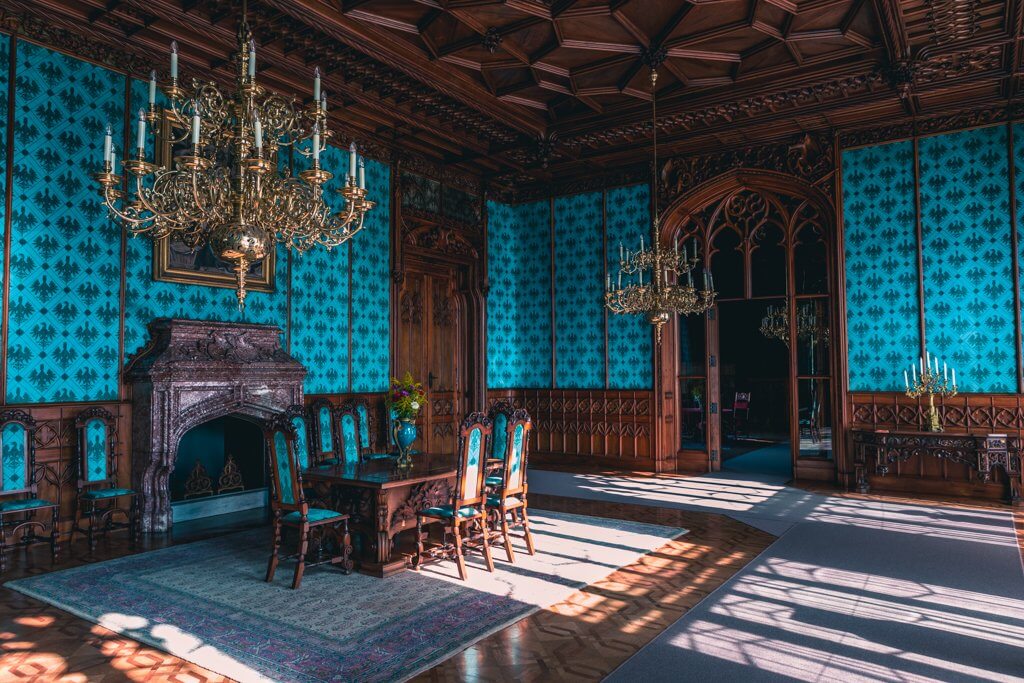 a room in Lednice Chateau in Mikulov