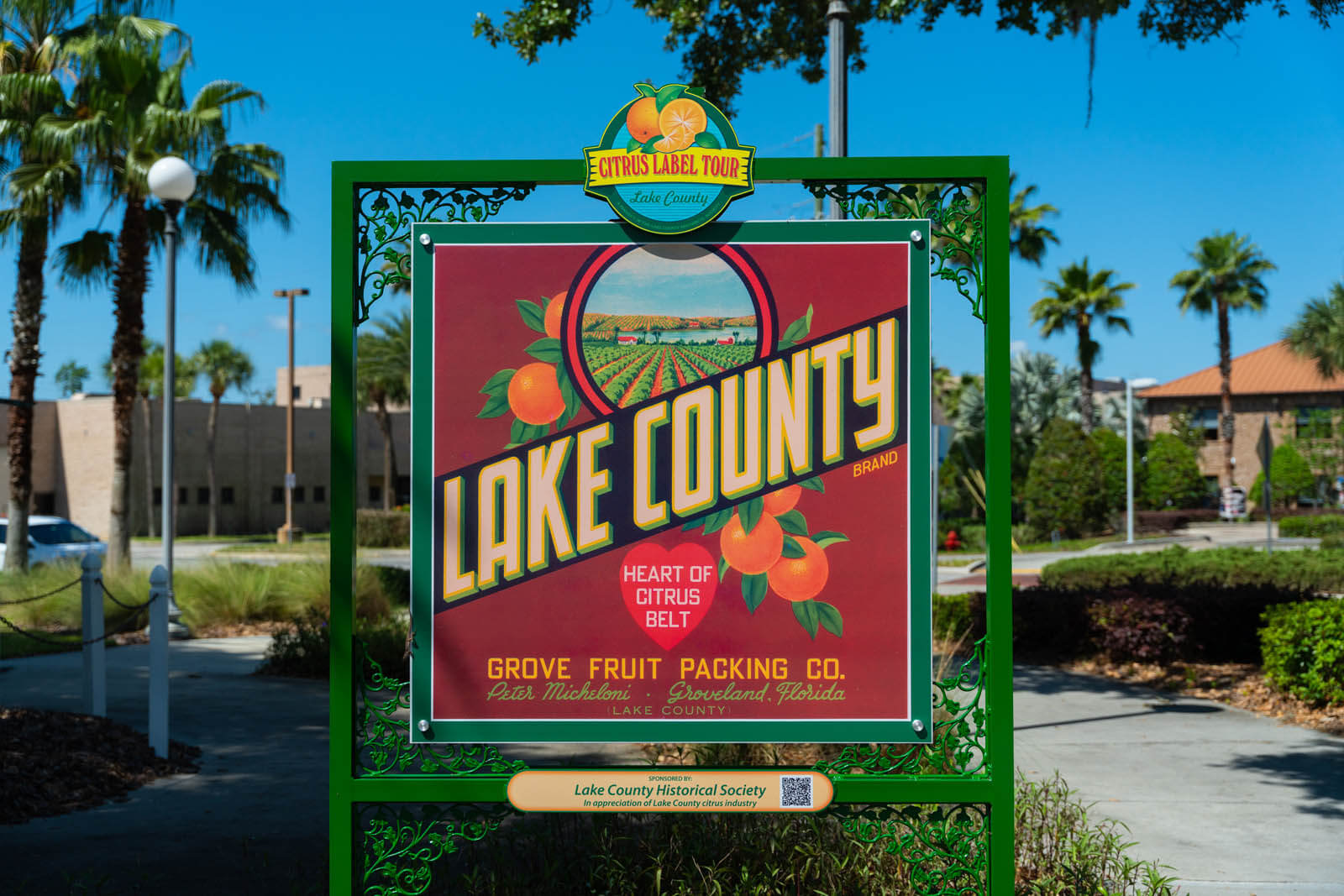 Lake County Citrus Label in Tavares Florida