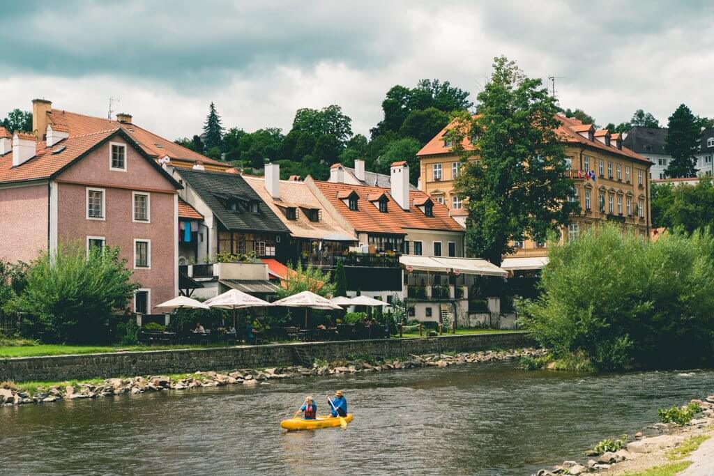 Vltava River Cesky Krumlov