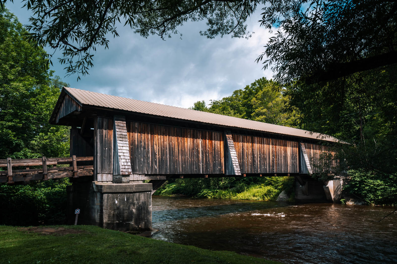 Livingston Manor Covered Bridge in New York