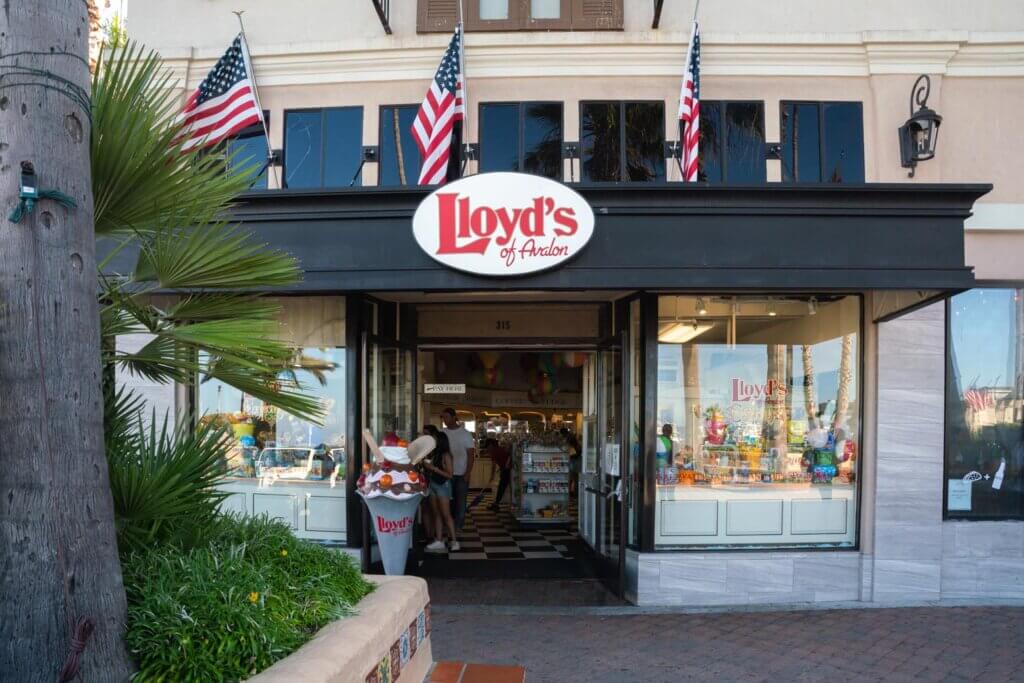Lloyd's of Avalon candy store on Catalina Island in California